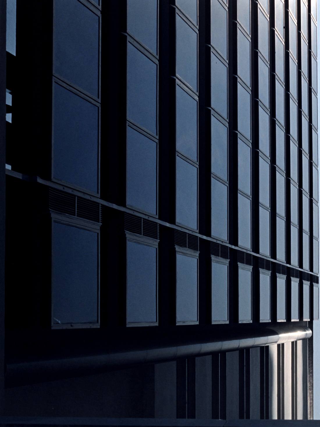 Modern office tower facade
